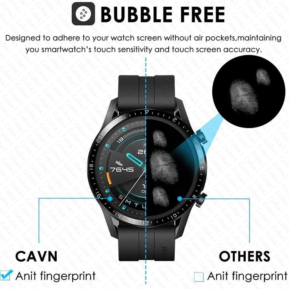 Tempered Glass For Huawei Watc - Titan Smartwatch Accessories recensione e prezzo