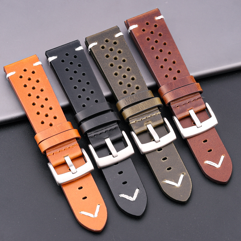Breathable Genuine Leather Qui - Nylon Nato Strap recensione e prezzo