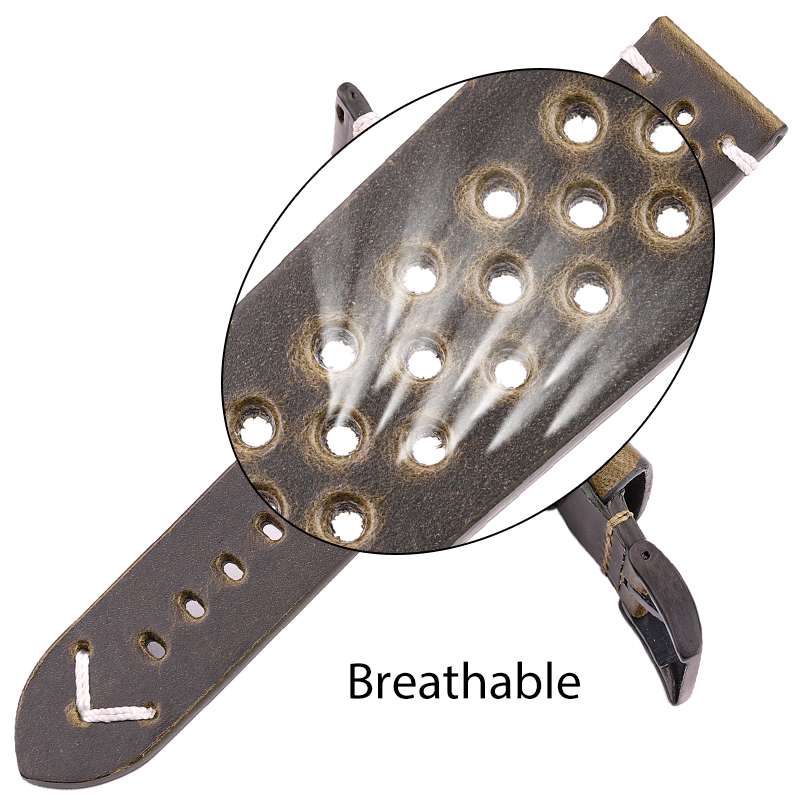 Breathable Genuine Leather Qui - Nylon Nato Strap recensione e prezzo