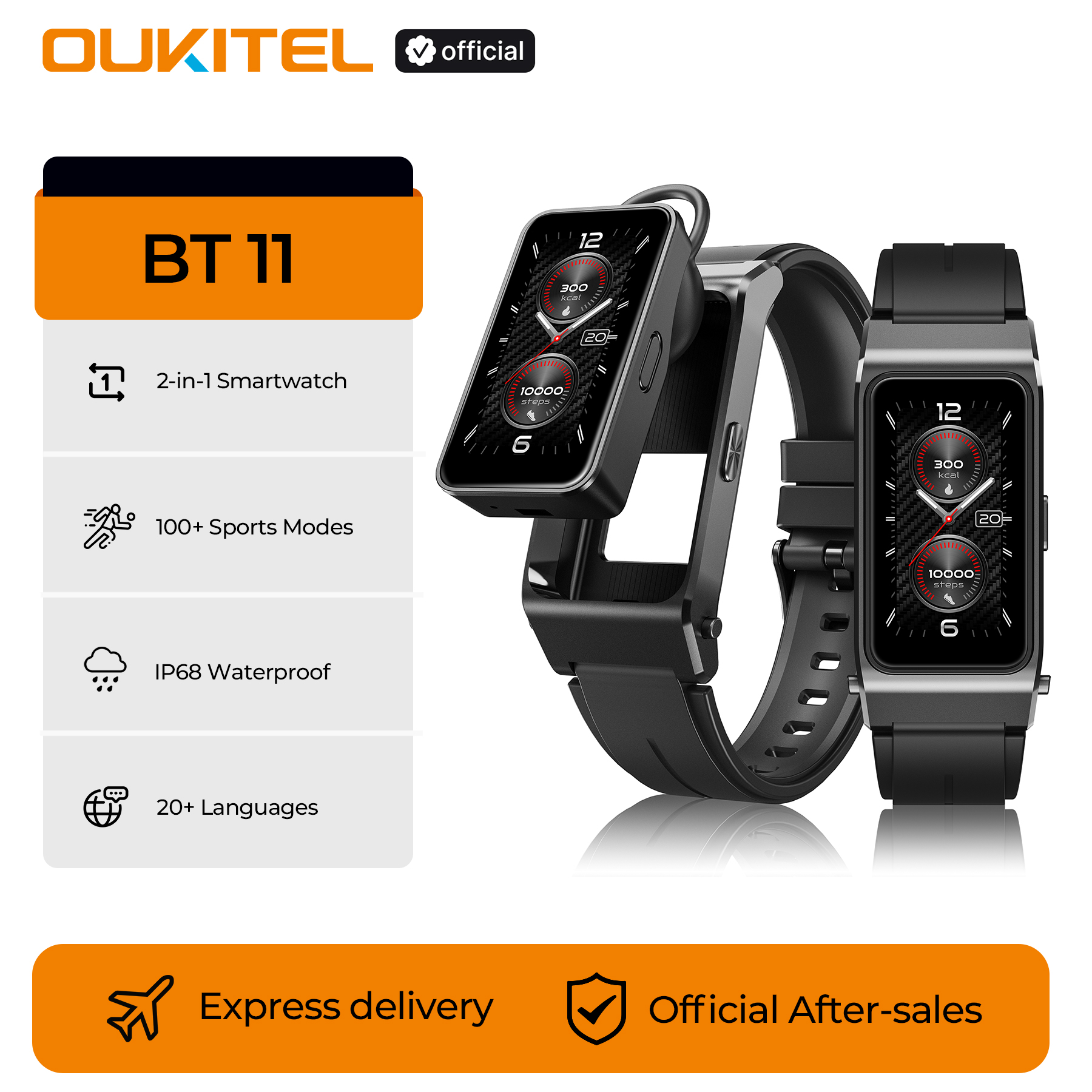 OUKITEL BT11 Smartwatch Blueto - Smartwatch Headset recensione e prezzo