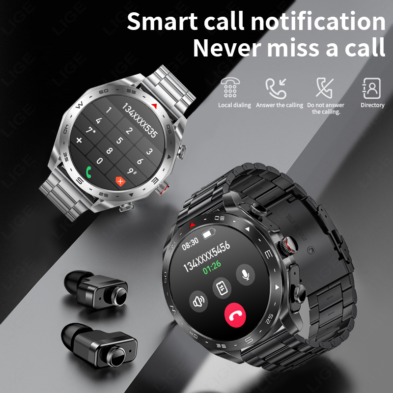 LIGE Smartwatch With Earbuds B - Smartwatch Headset recensione e prezzo