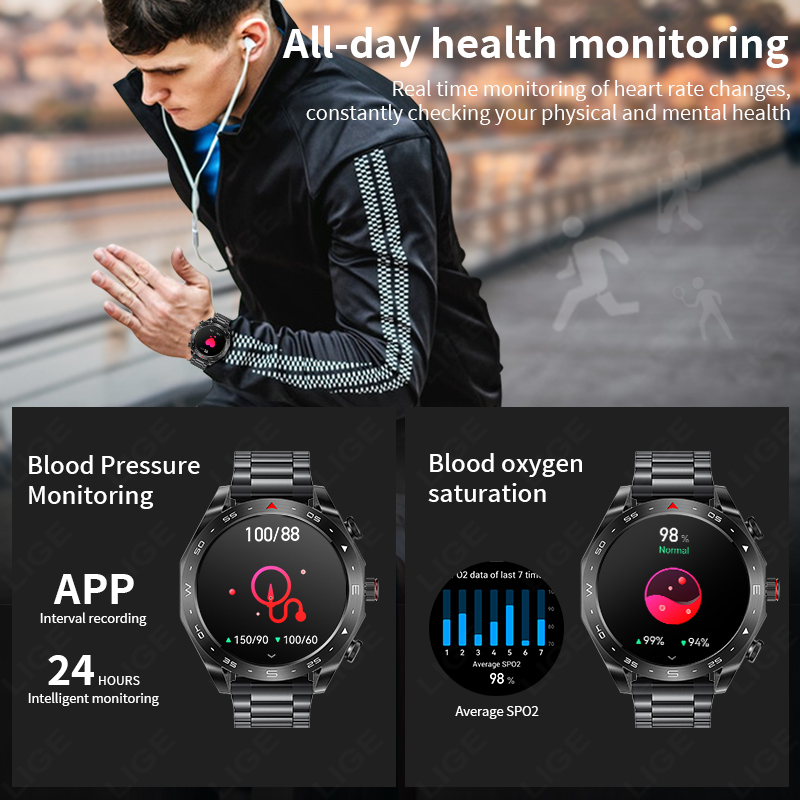 LIGE Smartwatch With Earbuds B - Smartwatch Headset recensione e prezzo