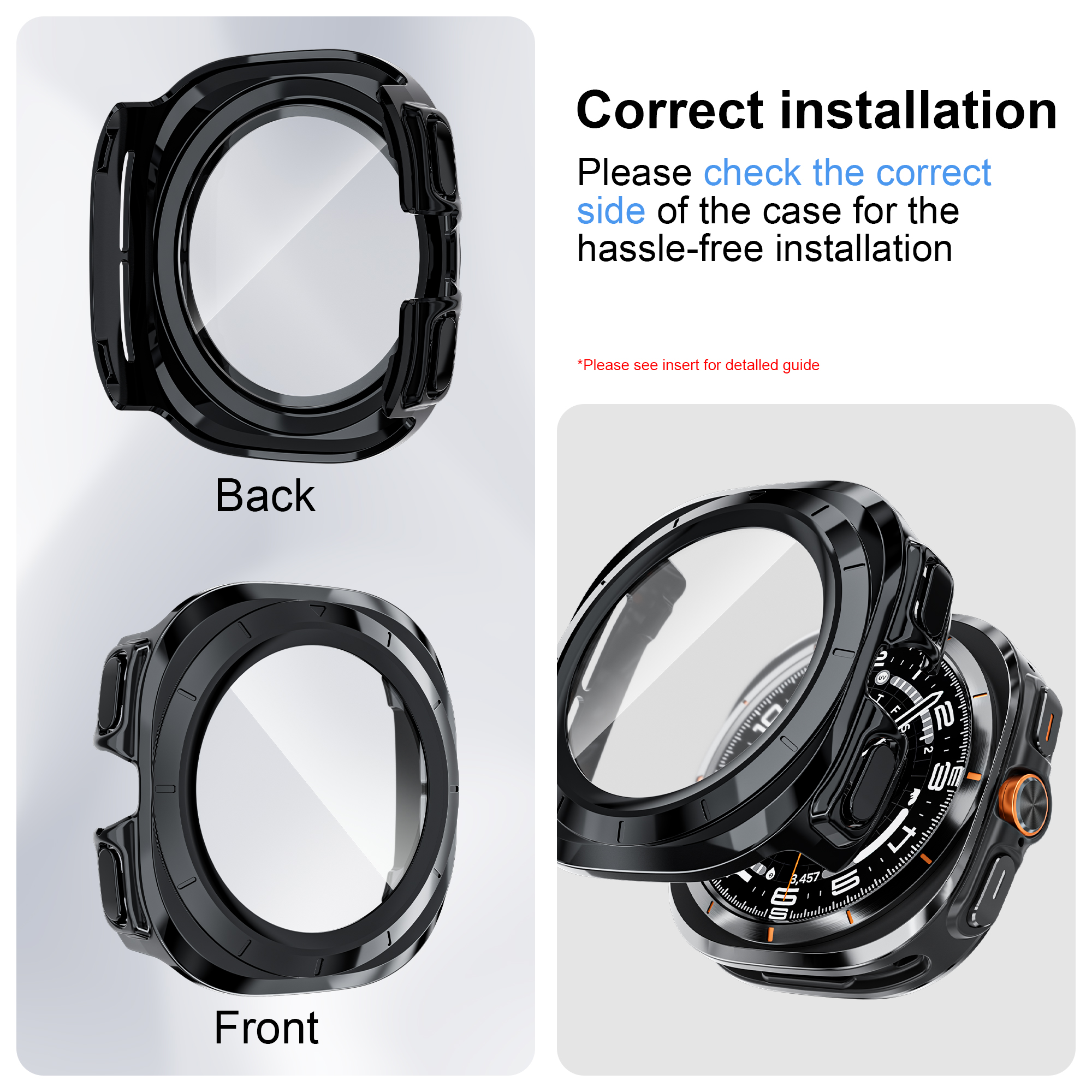 Case for Samsung Galaxy Watch  - Samsung Smartwatch Ultra Accessories recensione e prezzo