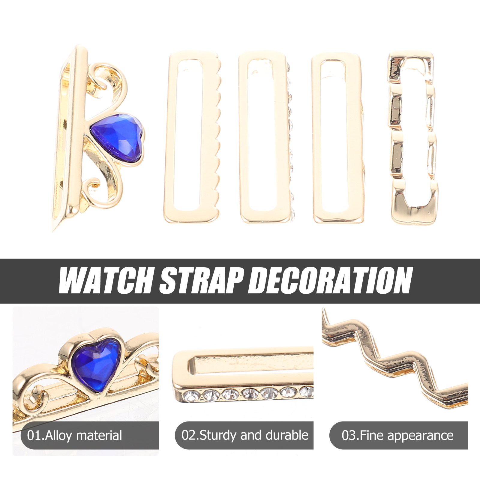 5Pcs Silicone Watchband Charm  - Smartwatch Band Accessories recensione e prezzo