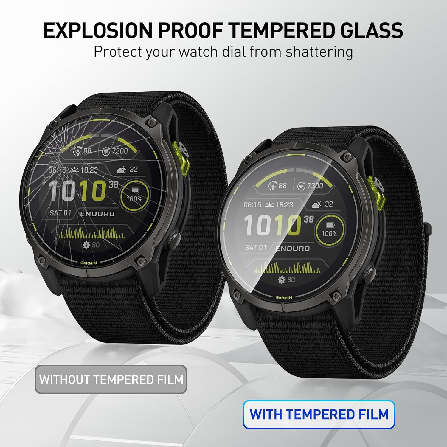 Tempered Glass Films For Garmi - Watch Face Protector recensione e prezzo