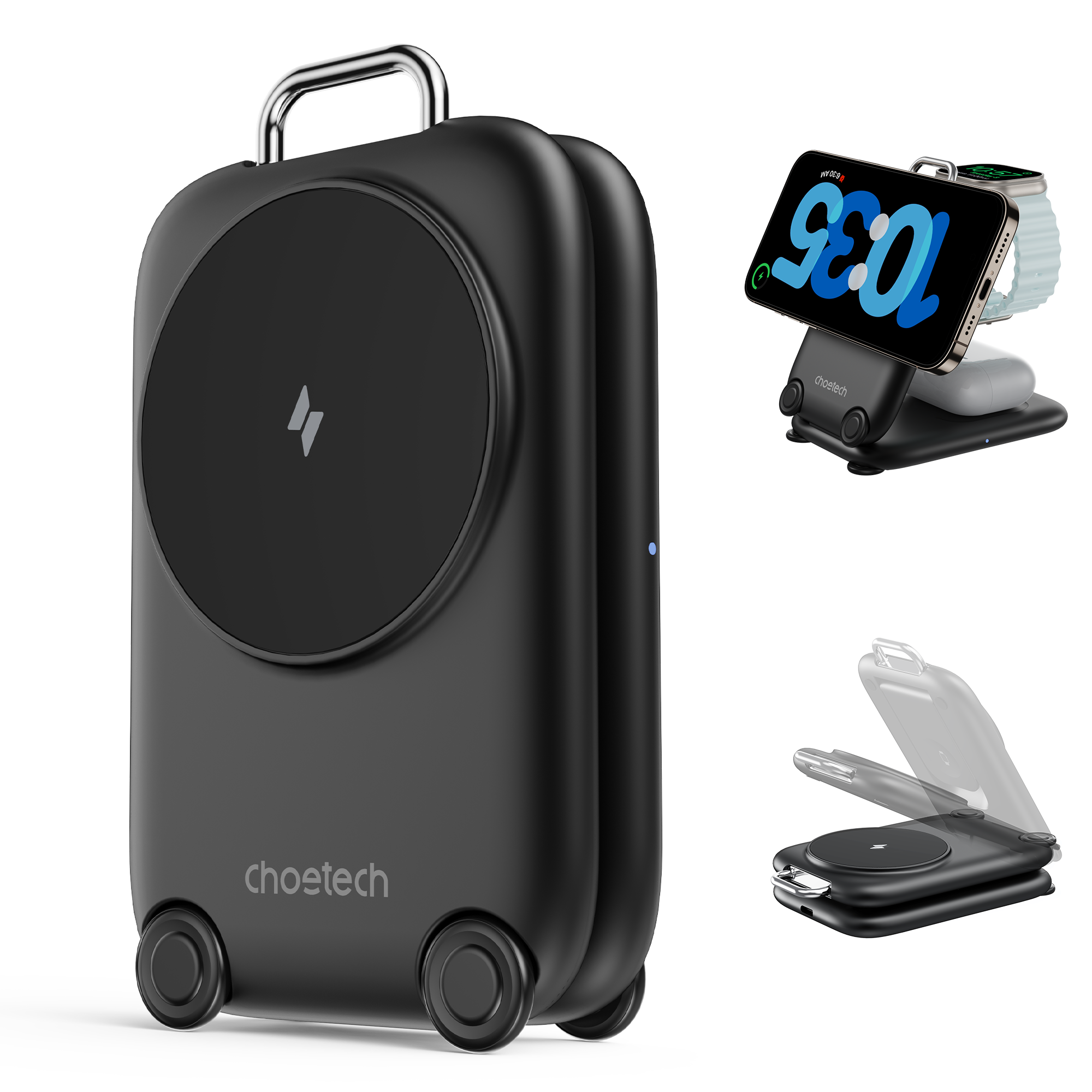 3-in-1  Travel Fast Charge Wir - Smartwatch Headset recensione e prezzo
