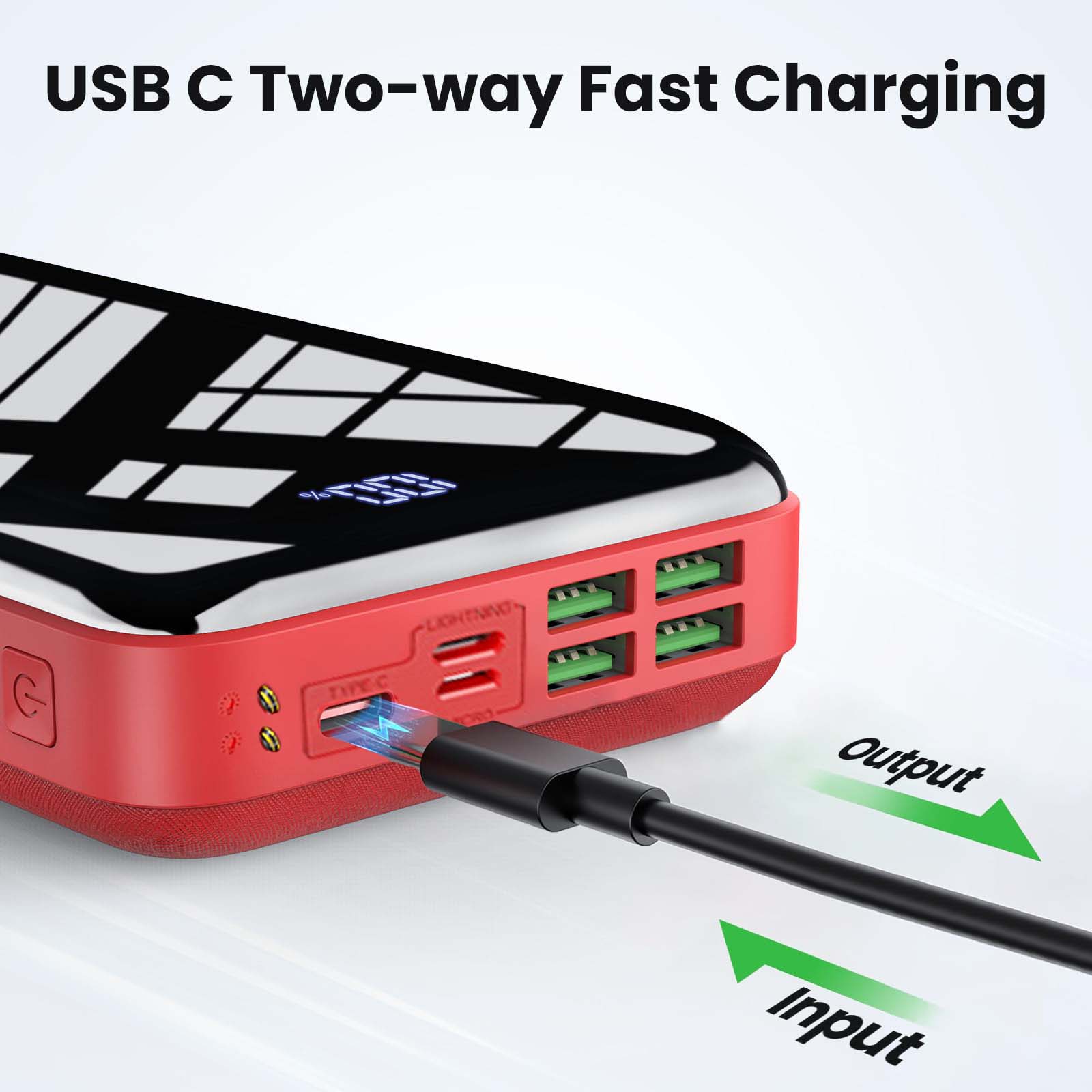 Portable Charger 30000mah Powe - Watch Charger Cable recensione e prezzo