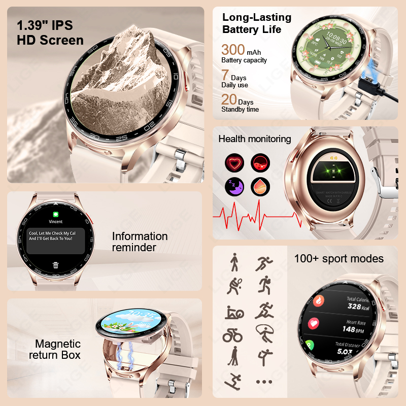 LIGE 2 In 1 TWS Headset Smart  - Smartwatch Headset recensione e prezzo