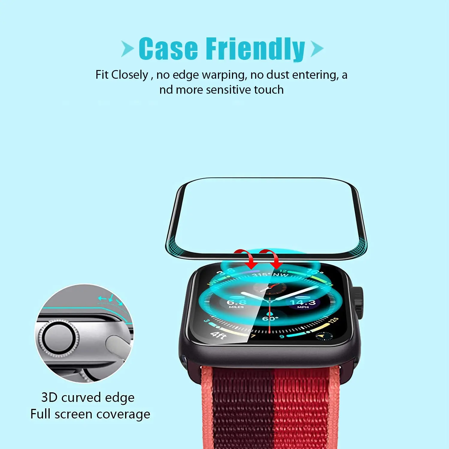 Screen Protector 3D Tempered F - Smartwatch Icon recensione e prezzo
