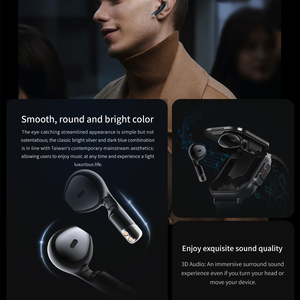 BT Call Blue Tooth Headphones  - Smartwatch Headset recensione e prezzo