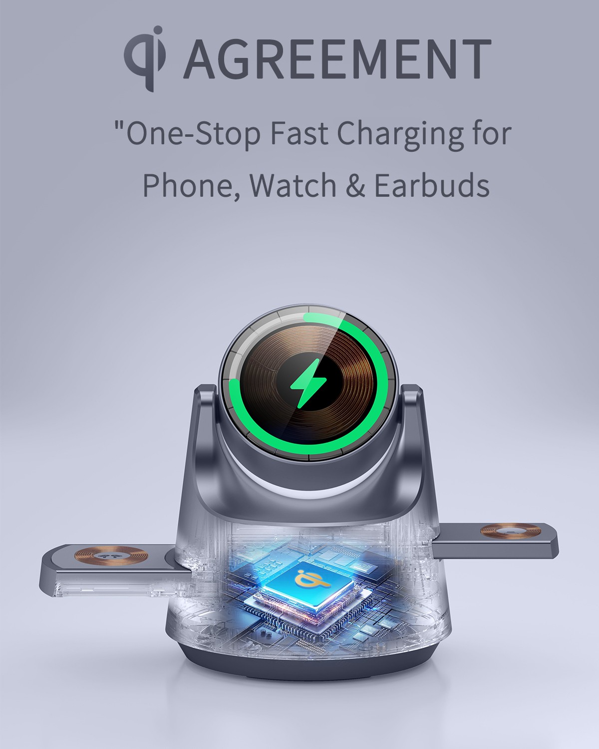 New 4 in 1 15W Wireless Charge - Smartwatch Headset recensione e prezzo