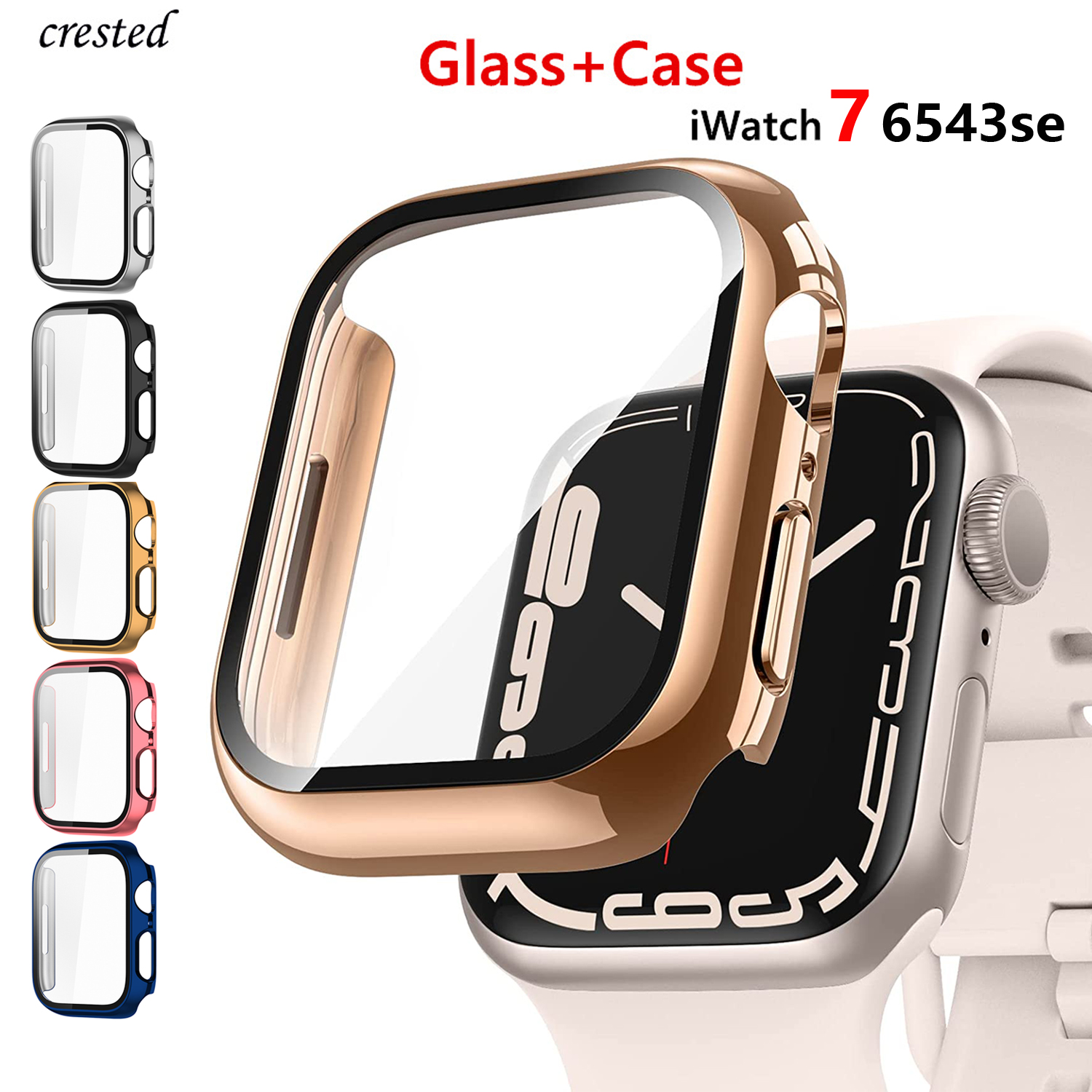 Glass+cover For Apple Watch Ca - Smartwatch Band Accessories recensione e prezzo