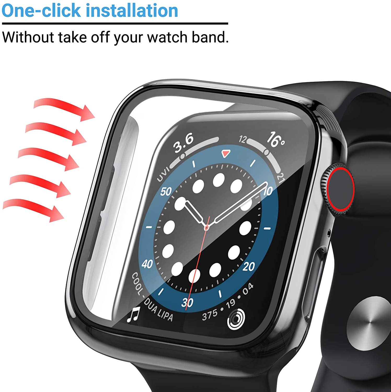 Glass+cover For Apple Watch Ca - Smartwatch Band Accessories recensione e prezzo