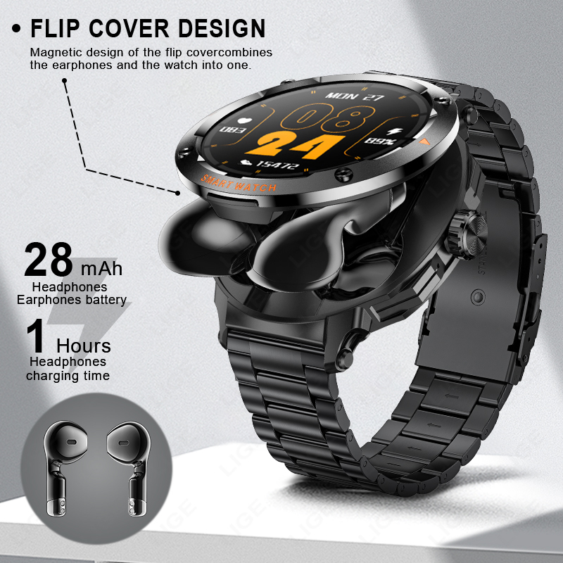 New Men's 2 In 1 Headset Smart - Smartwatch Headset recensione e prezzo