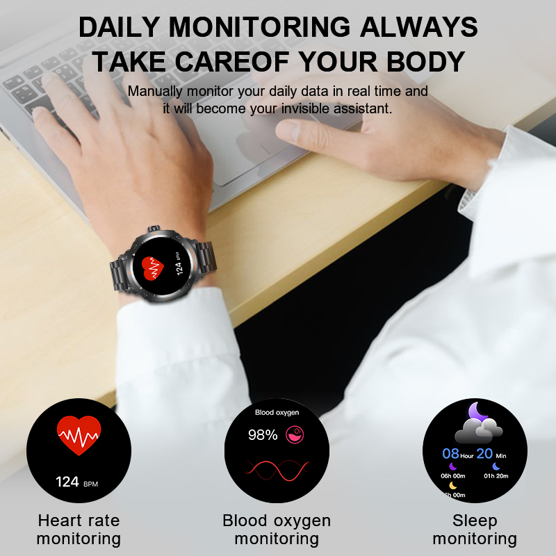 New Men's 2 In 1 Headset Smart - Smartwatch Headset recensione e prezzo