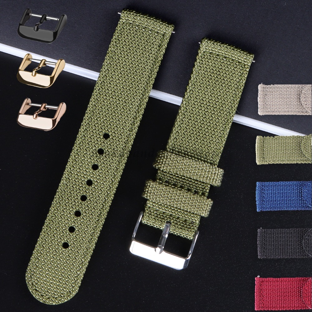 18 20 22 24mm Nylon Canvas Str - Nylon Nato Strap recensione e prezzo