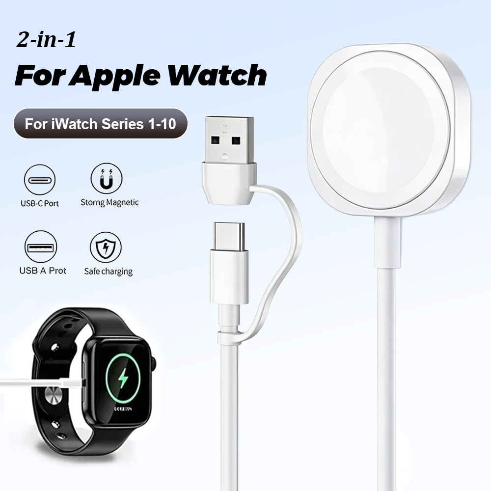 2 in 1 Magnetic Wireless USB A - Watch Charger Cable recensione e prezzo