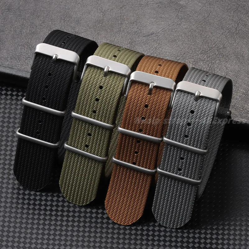 Ribbed Nylon Watch Strap 18mm  - Nylon Nato Strap recensione e prezzo
