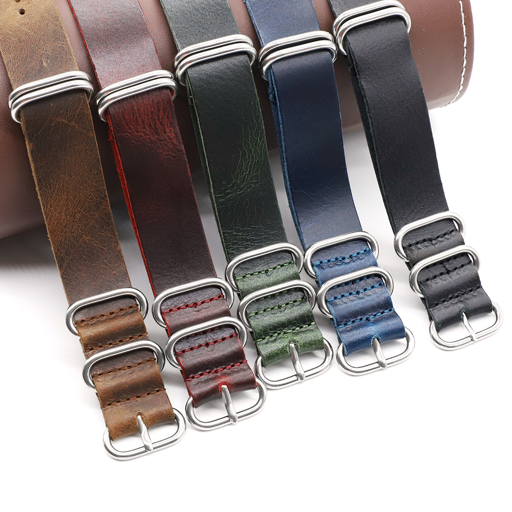 Genuine Leather Watch Band 18m - Nylon Nato Strap recensione e prezzo