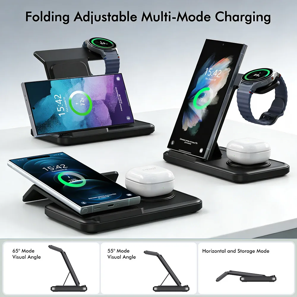 3 IN 1 Wireless Charger Statio - Watch Charger Cable recensione e prezzo