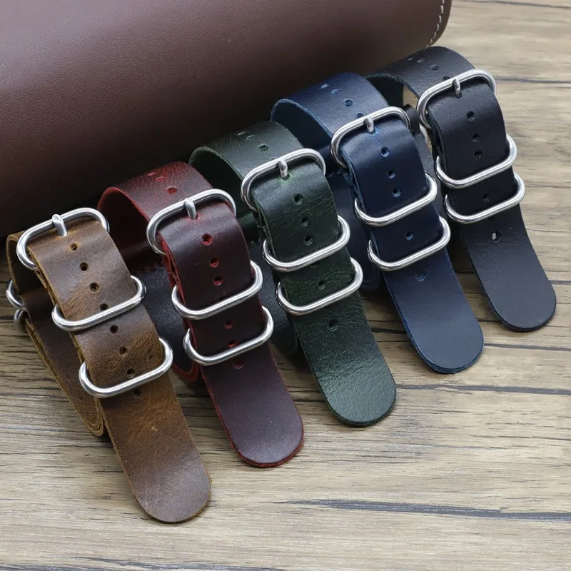 Vintage Genuine Leather Watch  - Nylon Nato Strap recensione e prezzo
