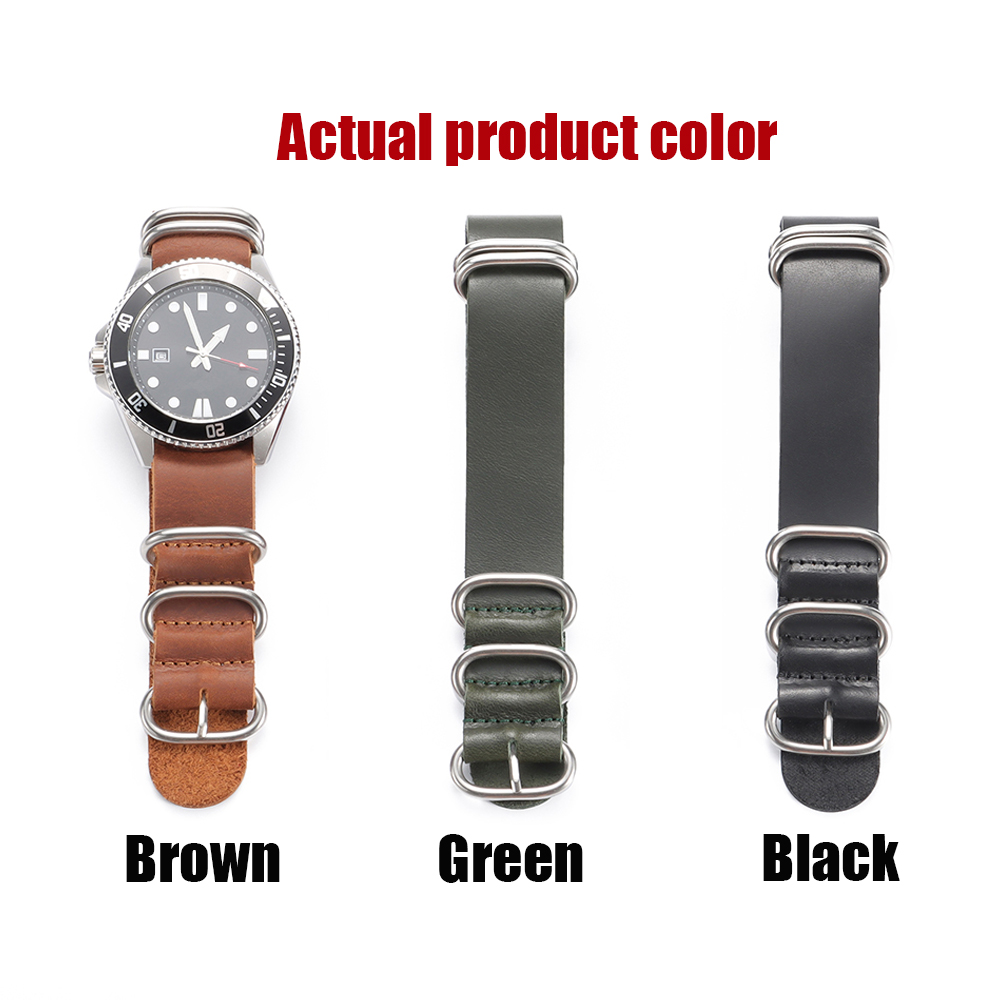 Vintage Genuine Leather Watch  - Nylon Nato Strap recensione e prezzo