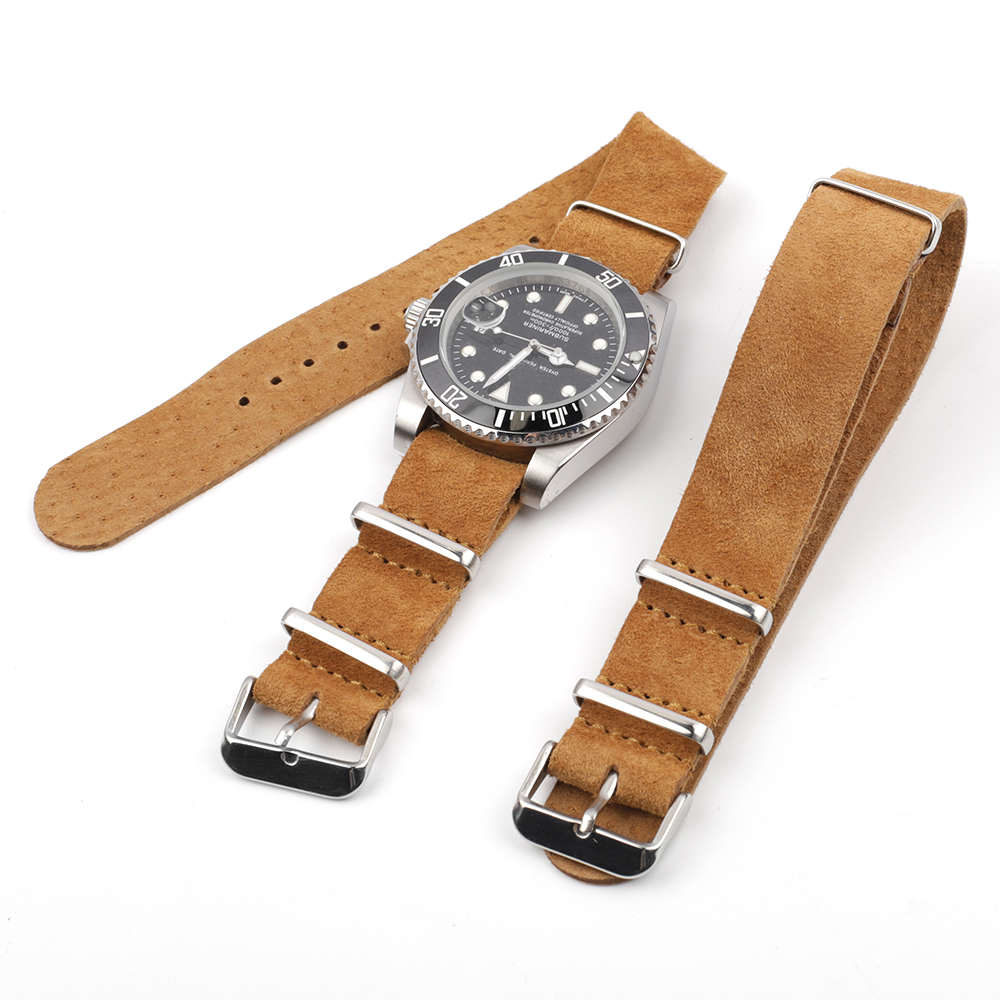 Soft Retro Suede Genuine Leath - Nylon Nato Strap recensione e prezzo