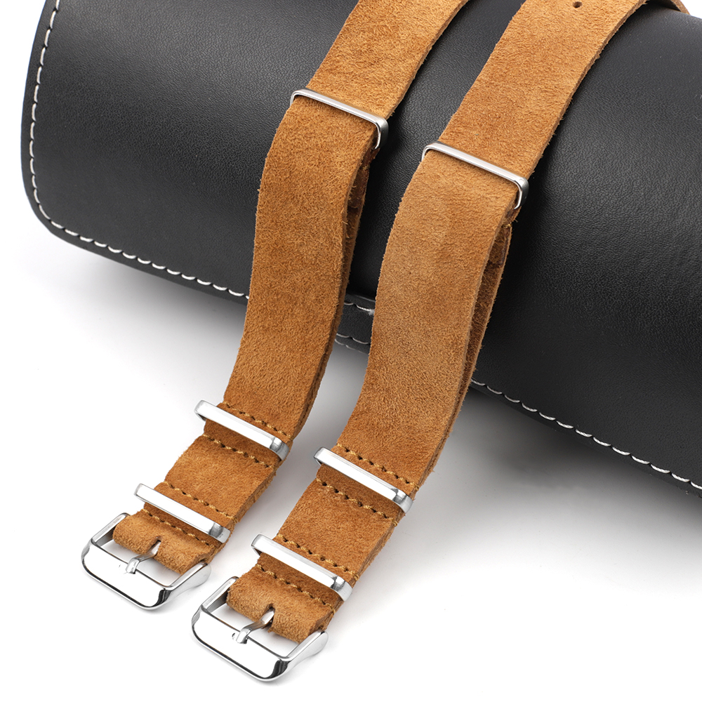Soft Retro Suede Genuine Leath - Nylon Nato Strap recensione e prezzo