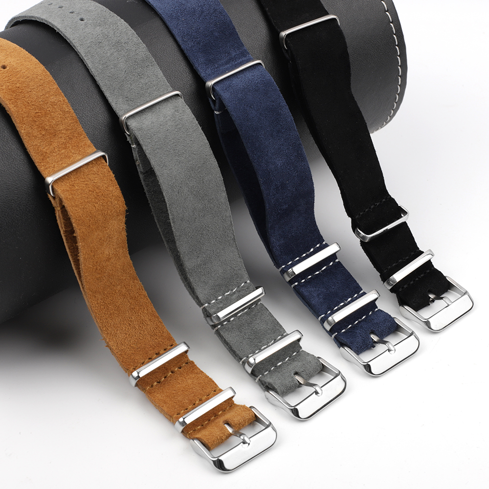 Soft Retro Suede Genuine Leath - Nylon Nato Strap recensione e prezzo
