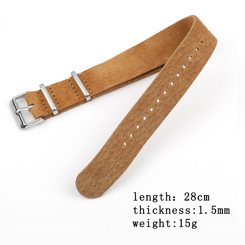 Soft Retro Suede Genuine Leath - Nylon Nato Strap recensione e prezzo