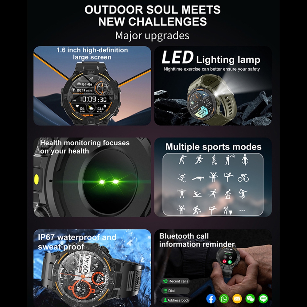 Outdoor Military Rugged Smartw - Smartwatch X2 recensione e prezzo