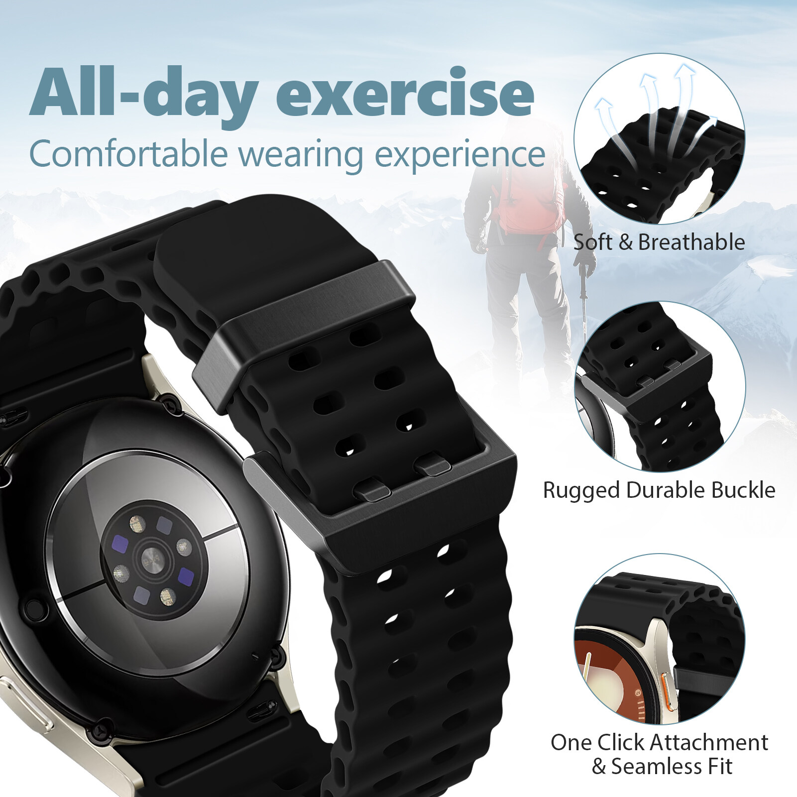 Band for Samsung Galaxy Watch  - Samsung Smartwatch Ultra Accessories recensione e prezzo