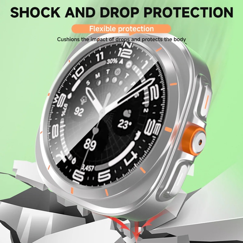 Change to Ultra Glasss + Case  - Samsung Smartwatch Accessories recensione e prezzo