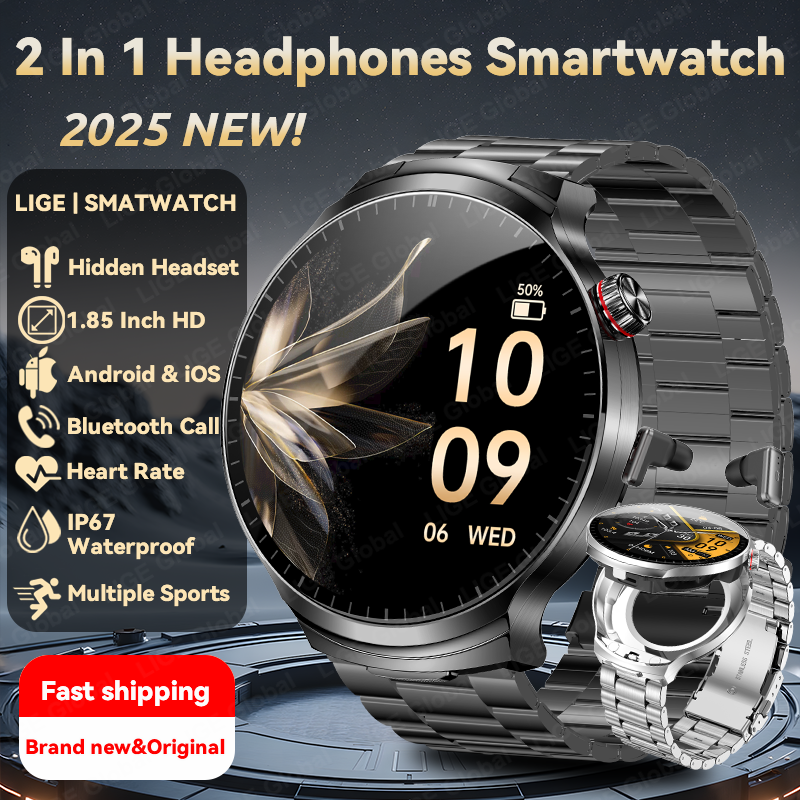 LIGE TWS 2 In 1 Headset Smart  - Smartwatch Headset recensione e prezzo