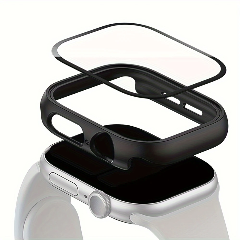 Glass + Case for Apple Watch 4 - Smartwatch Band Accessories recensione e prezzo