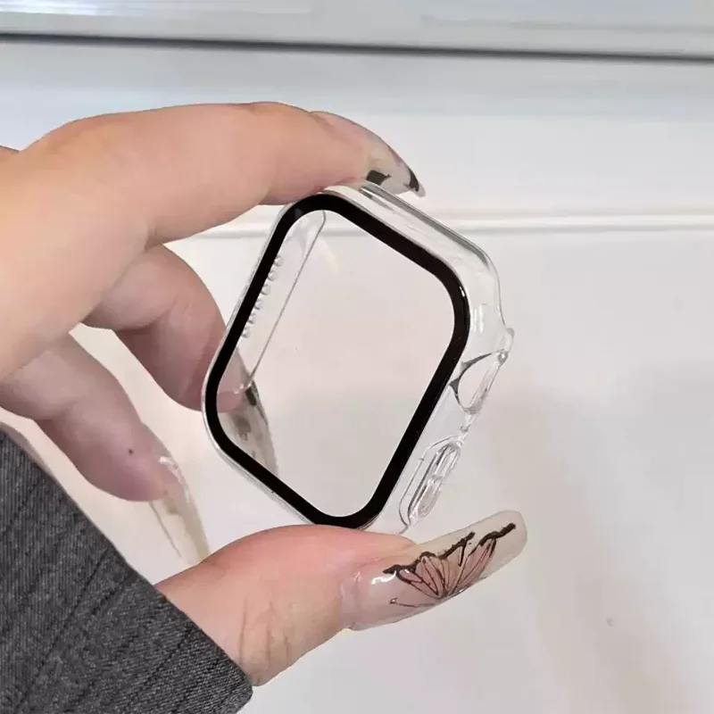 Glass + Case for Apple Watch 4 - Smartwatch Band Accessories recensione e prezzo