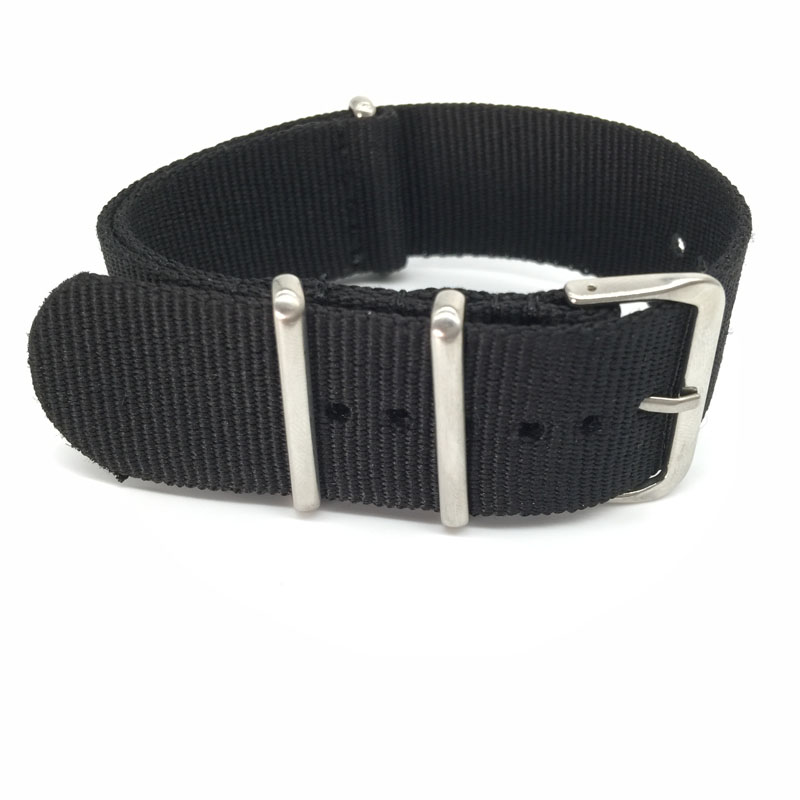 Black Nylon Strap for 16mm 18m - Nylon Nato Strap recensione e prezzo