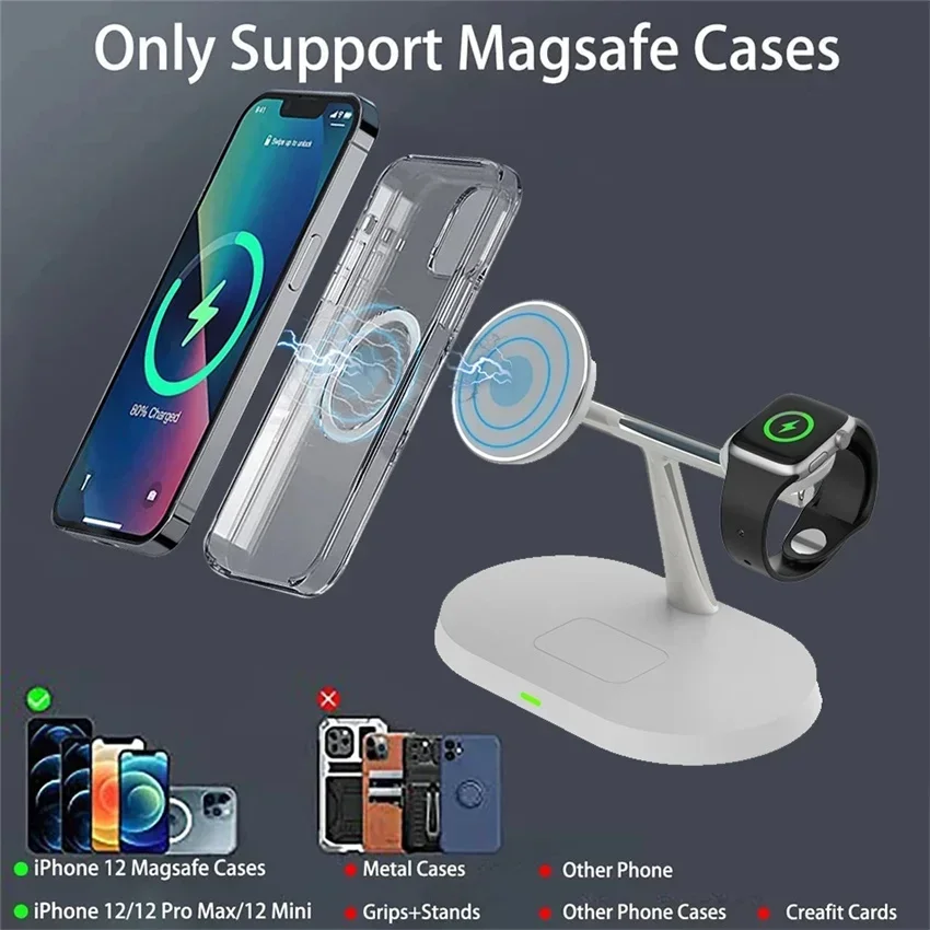 Magnetic Wireless Charger Stan - Watch Charger Cable recensione e prezzo