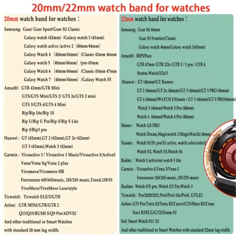 20mm 22mm Magnetic Loop Strap  - Titan Smartwatch Accessories recensione e prezzo