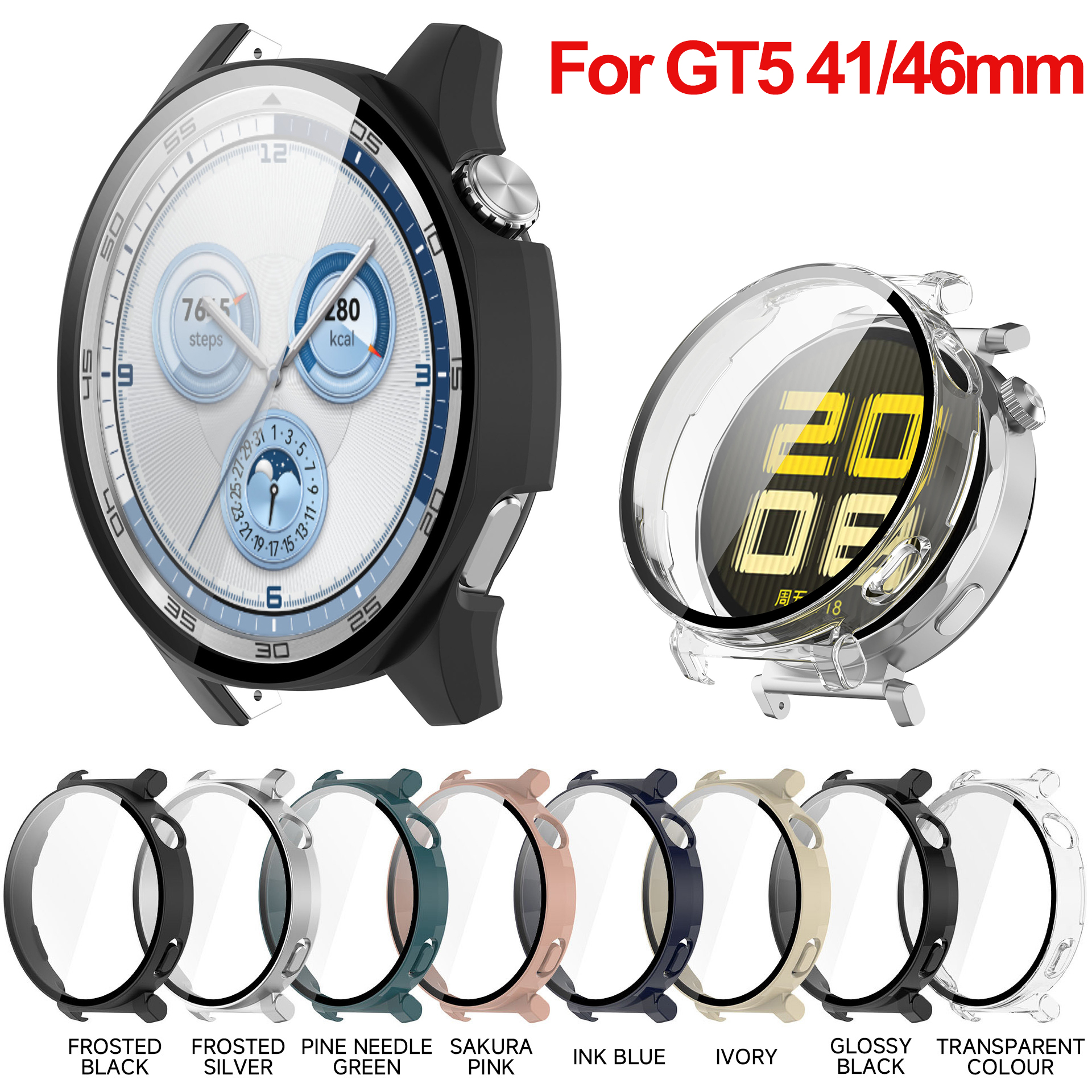Tempered glass case For Huawei - Titan Smartwatch Accessories recensione e prezzo