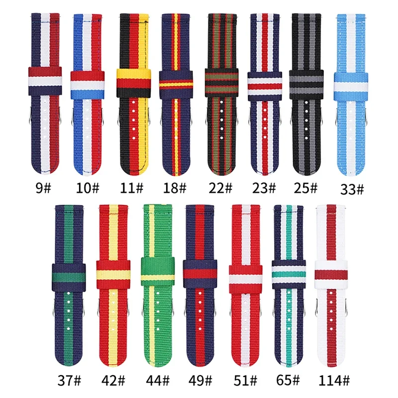 20mm 22mm Woven Nylon Strap fo - Nylon Nato Strap recensione e prezzo