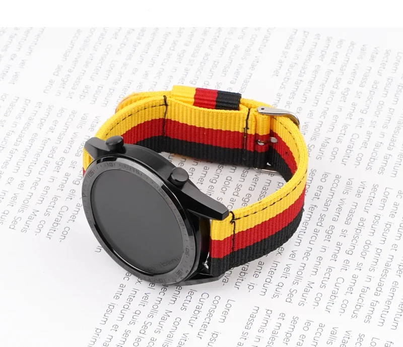 20mm 22mm Woven Nylon Strap fo - Nylon Nato Strap recensione e prezzo