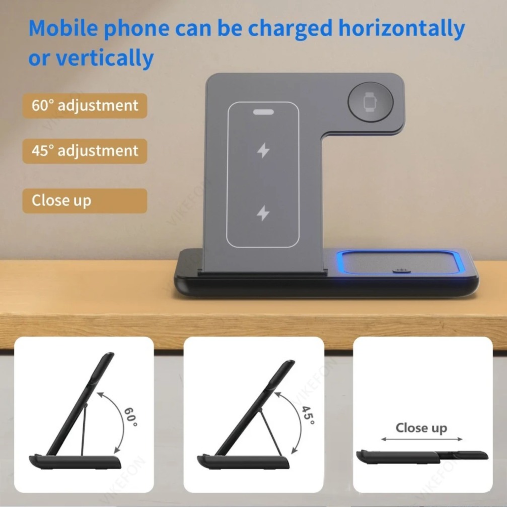 Foldable 3 in 1 Wireless Charg - Watch Charger Cable recensione e prezzo