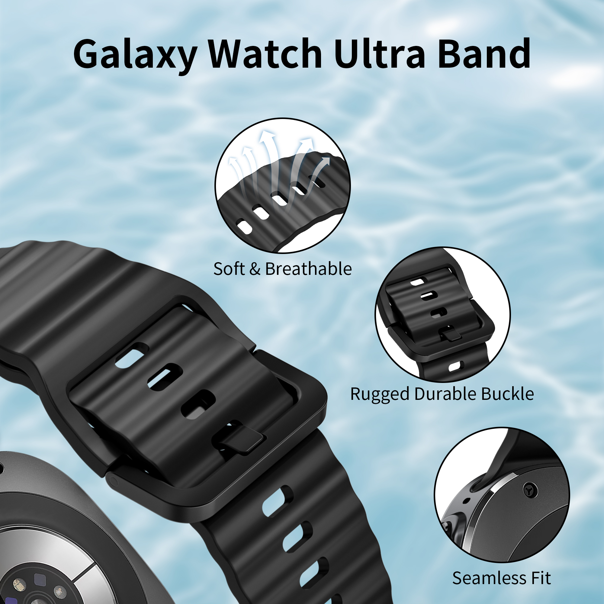 Band for Samsung Galaxy Watch  - Samsung Smartwatch Ultra Accessories recensione e prezzo