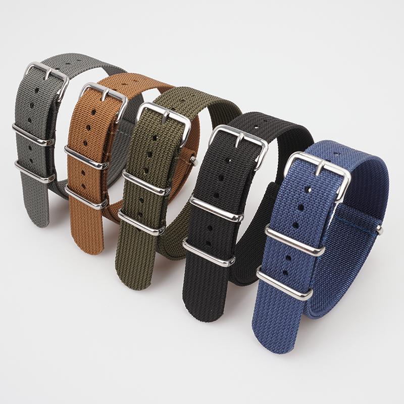 Ribbed Nylon Strap For Seiko M - Nylon Nato Strap recensione e prezzo