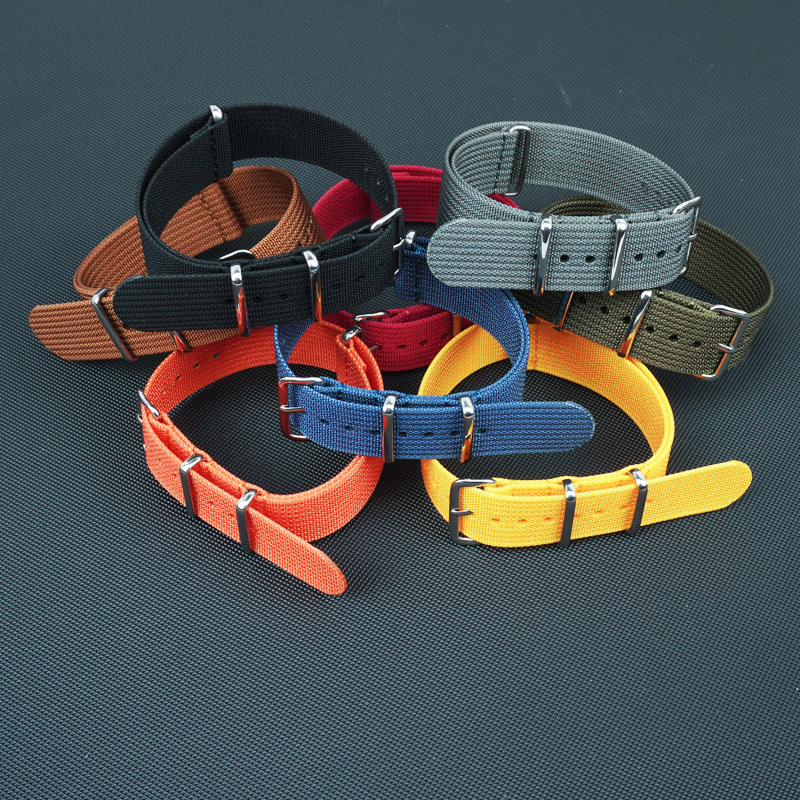 Ribbed Nylon Strap For Seiko M - Nylon Nato Strap recensione e prezzo