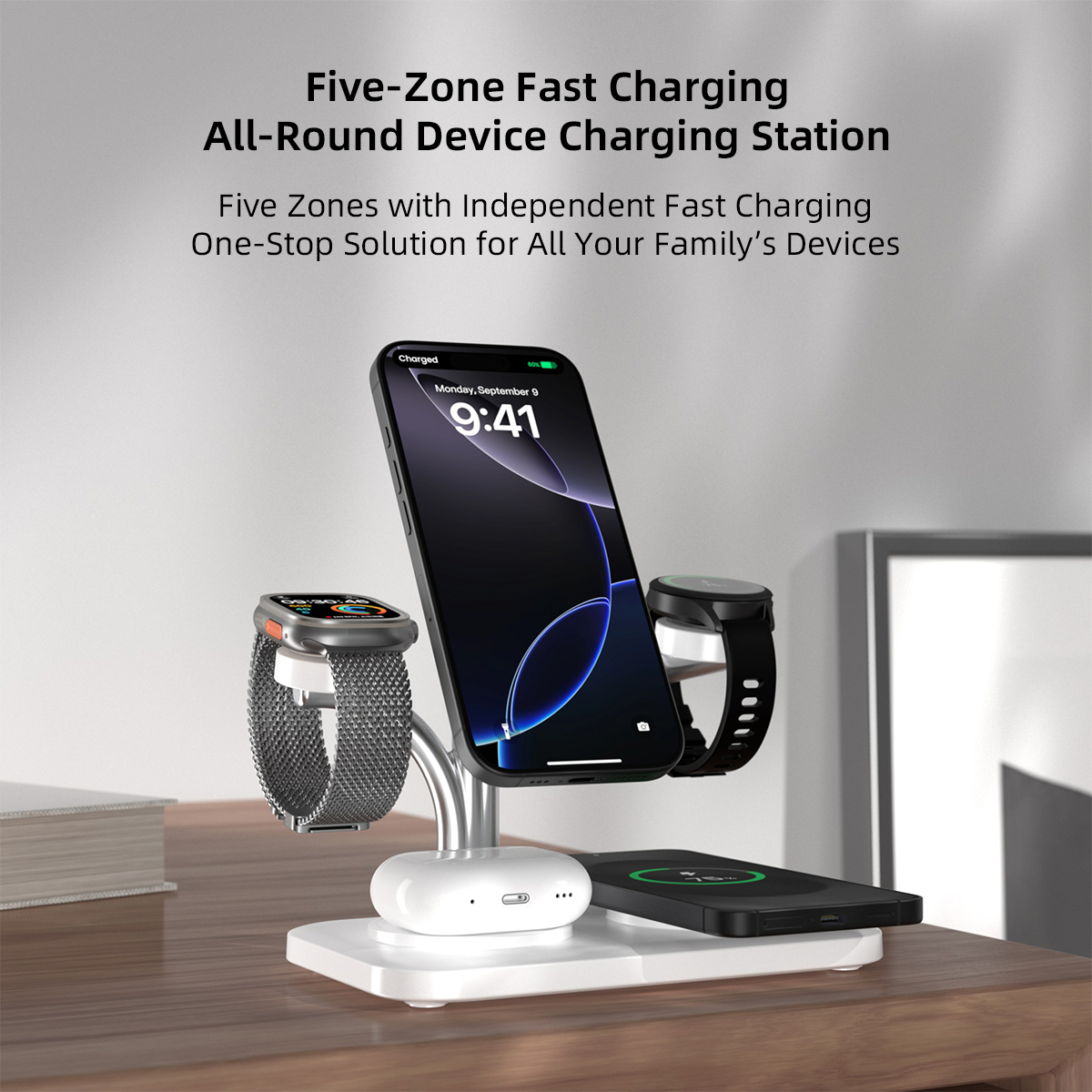 5 IN 1 Magnetic Wireless Charg - Watch Charger Cable recensione e prezzo