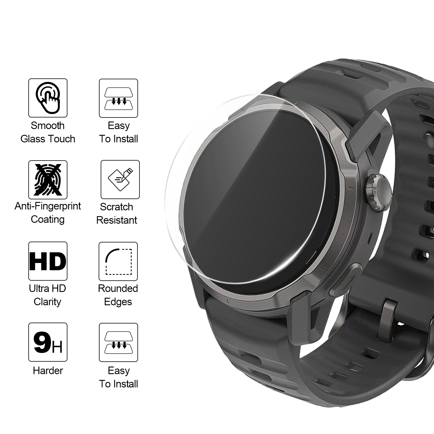 2Pcs Watch Protectors for Coro - Watch Face Protector recensione e prezzo