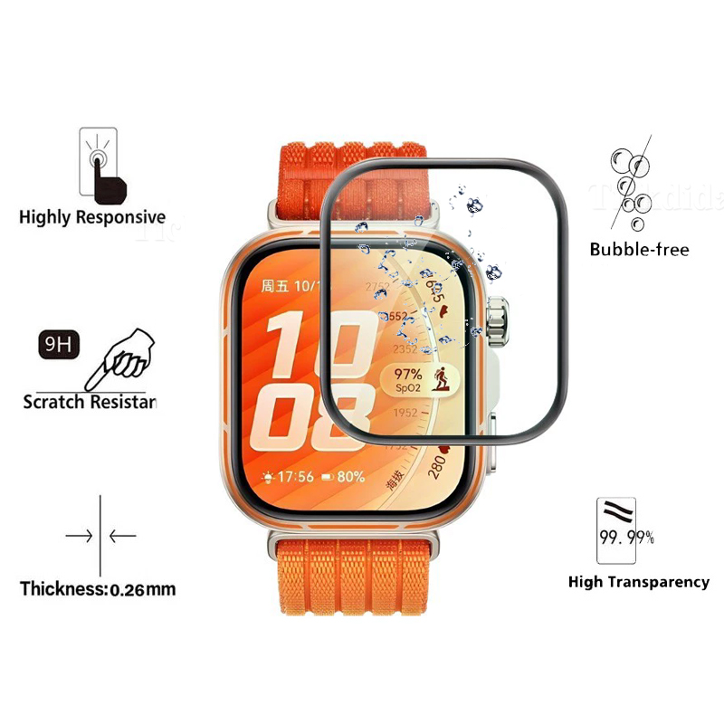 Soft Tempered Glass for Huawei - Watch Face Protector recensione e prezzo