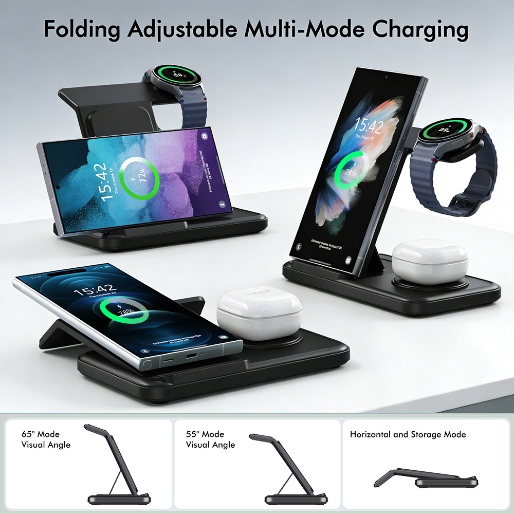 3 in 1 Wireless Charger Stand  - Watch Charger Cable recensione e prezzo